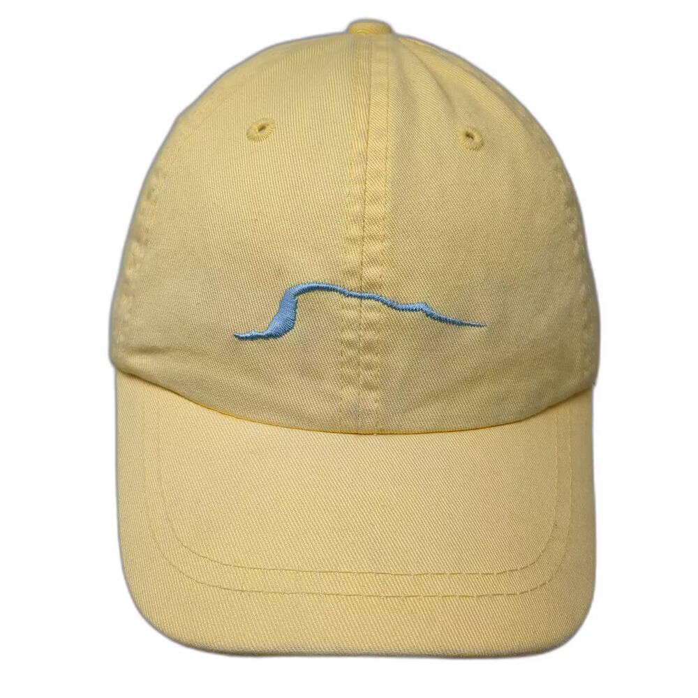 Cali Fame Baseball Cap Yellow Blue Jug Mountain Ranch McCall OS Slideback Hat
